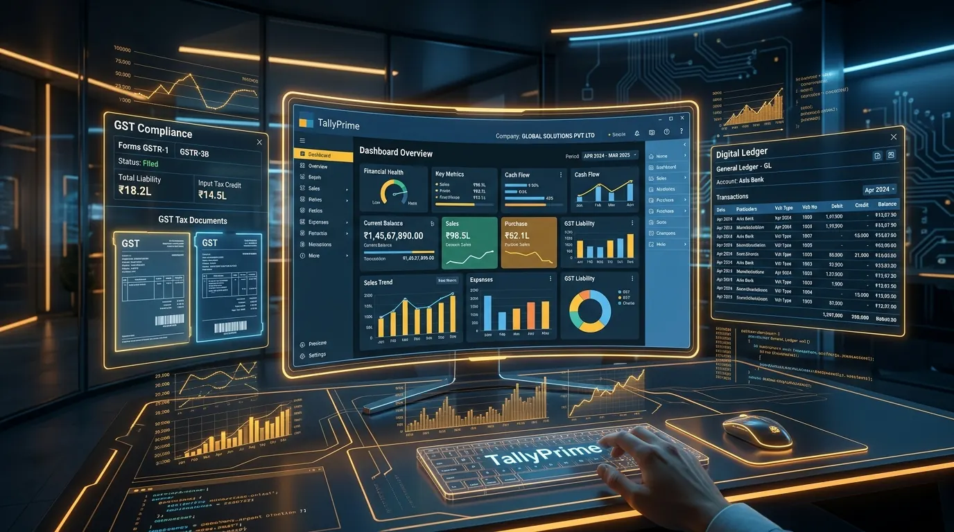 E-Accounting & Tally (course visual)